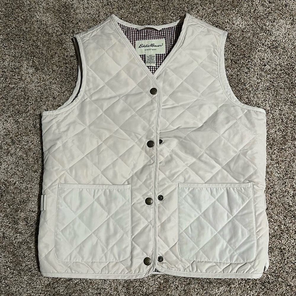 Eddie Bauer Cream color vest